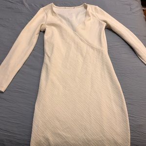 Mango ribbed dress light cream 0-2